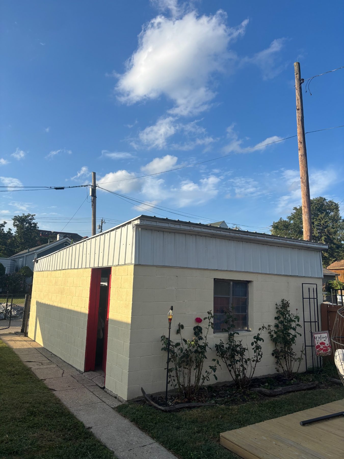 Outbuilding exterior improvement